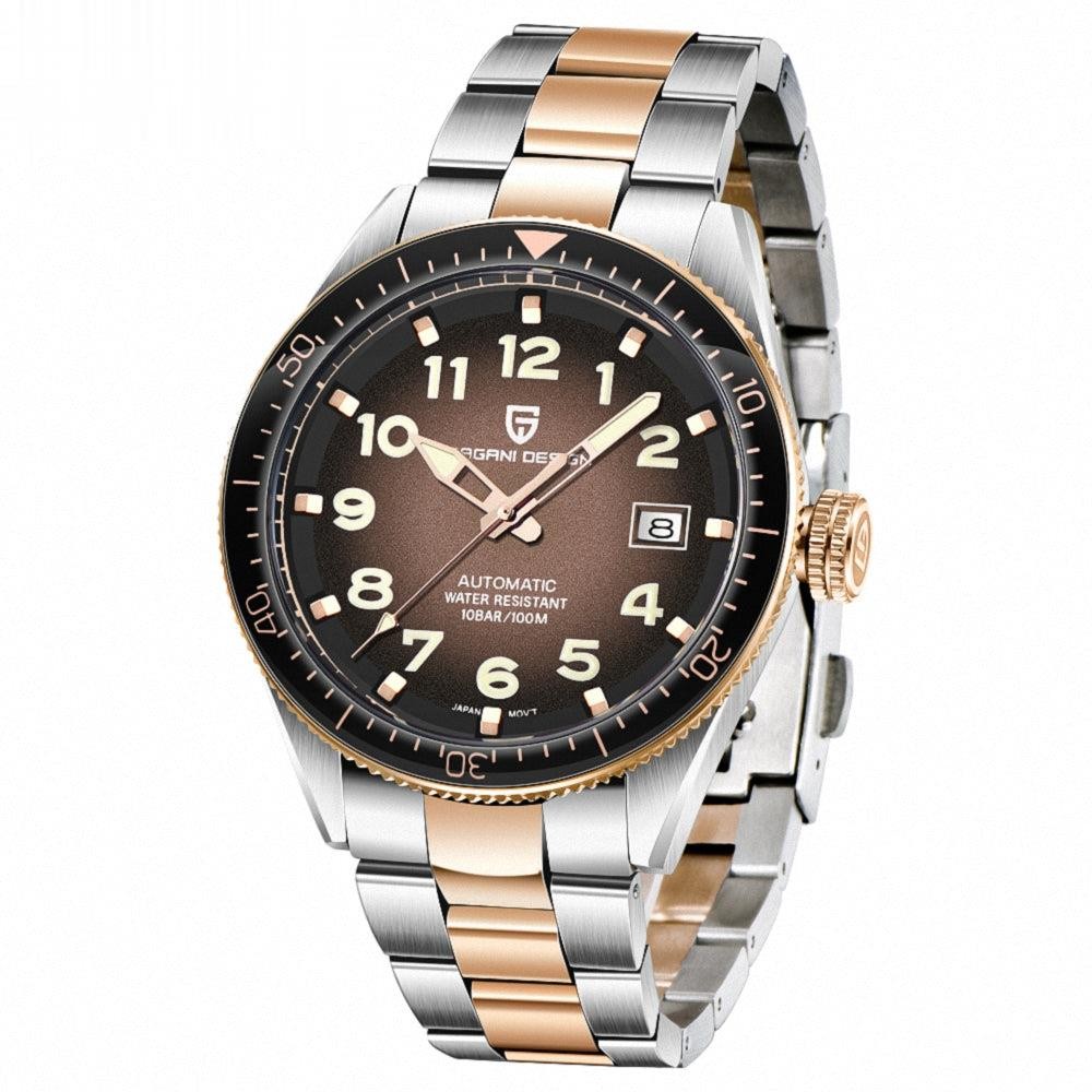 316L solid stainless steel band mechanical mens watch manufacturer