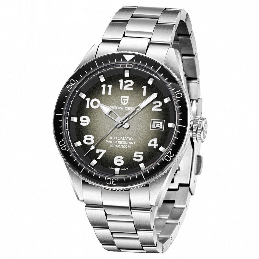 316L solid stainless steel band mechanical mens watch manufacturer