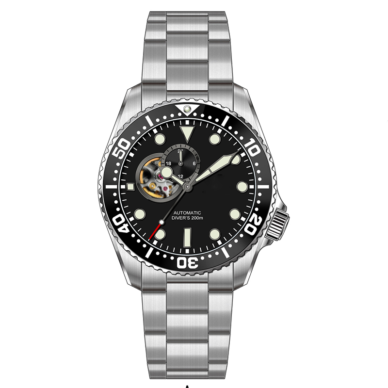 Dive Watch Automatic 40Mm Designer Wrist Watches For Male Moissanite Custom Logo High End Low Cost Mens Stainless Set