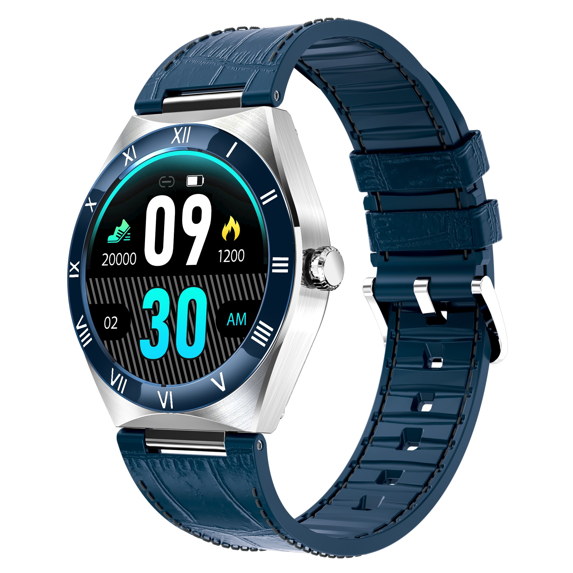 High Resolution Full touched fitness tracker rotating crown UI change IP67  bluetooth calling smart watch