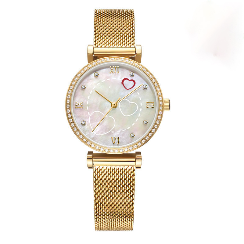 Luxury Wristwatch Ladies Diamond Gold Silver Women Watch Waterproof Classic Fashion Custom Stainless Steel Quartz Watches