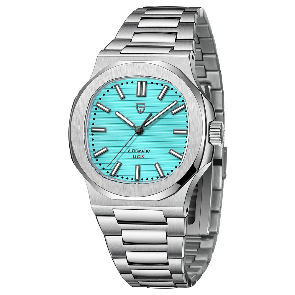 custom logo high quality business stainless steel men luxury automatic watch