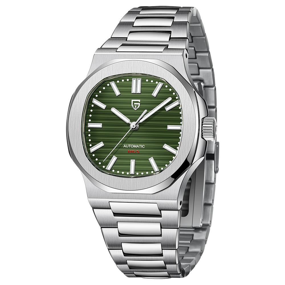 custom logo high quality business stainless steel men luxury automatic watch